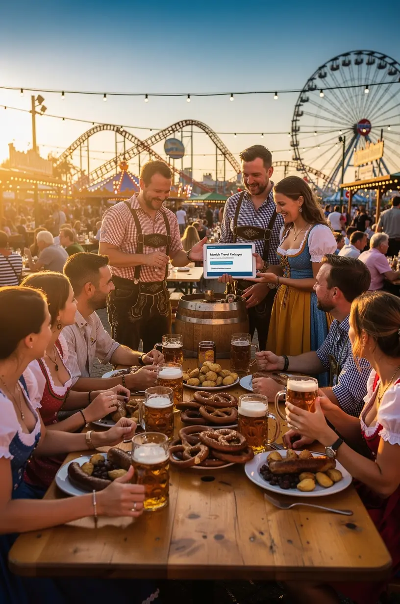 Logistikzentrum eines Reiseveranstalters, der Tickets, Unterkunft und Transport für deutsche Kulturfestivalbesucher koordiniert